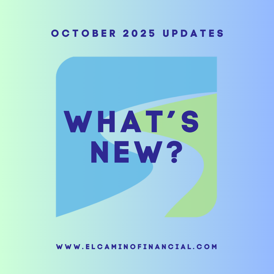 OCTOBER 2025 UPDATES